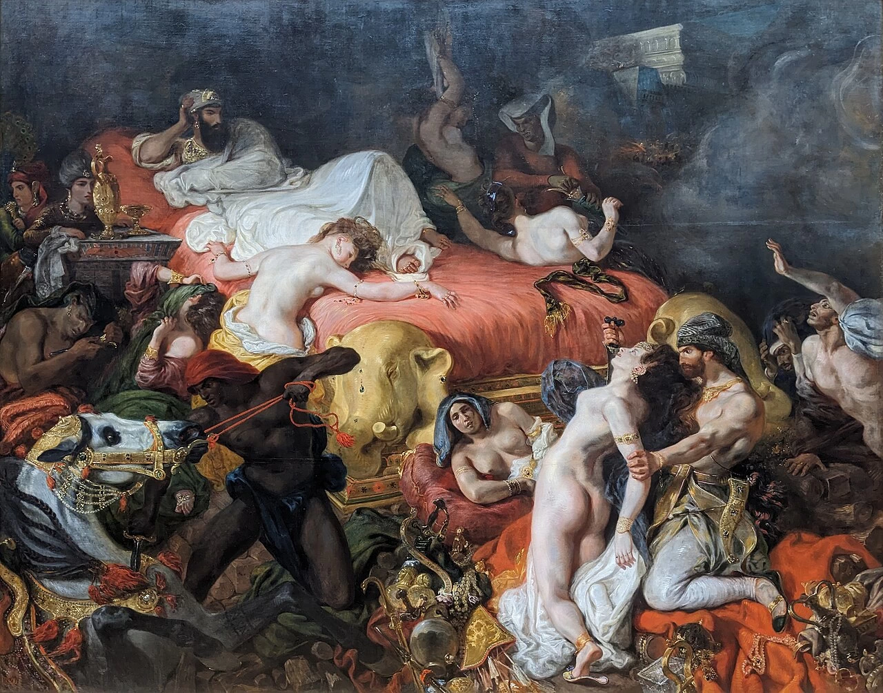 La morte di Sardanapalo - Museo del Louvre, Parigi